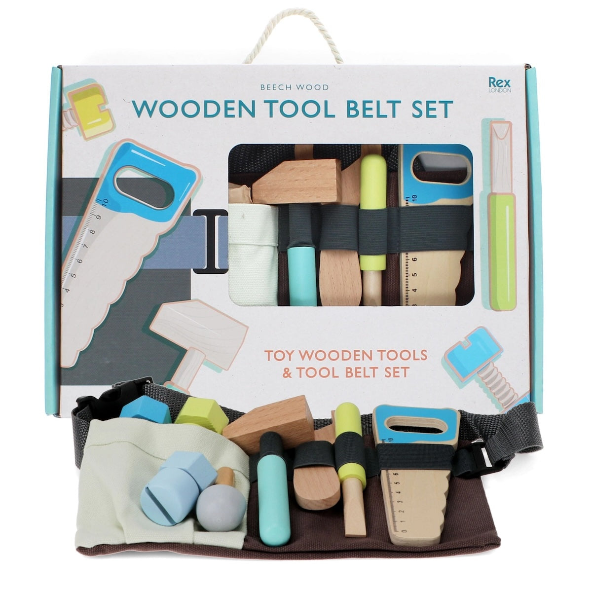 Heliotique | Rex London Wooden Tool Belt Play Set