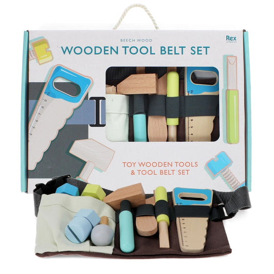 Heliotique | Rex London Wooden Tool Belt Play Set