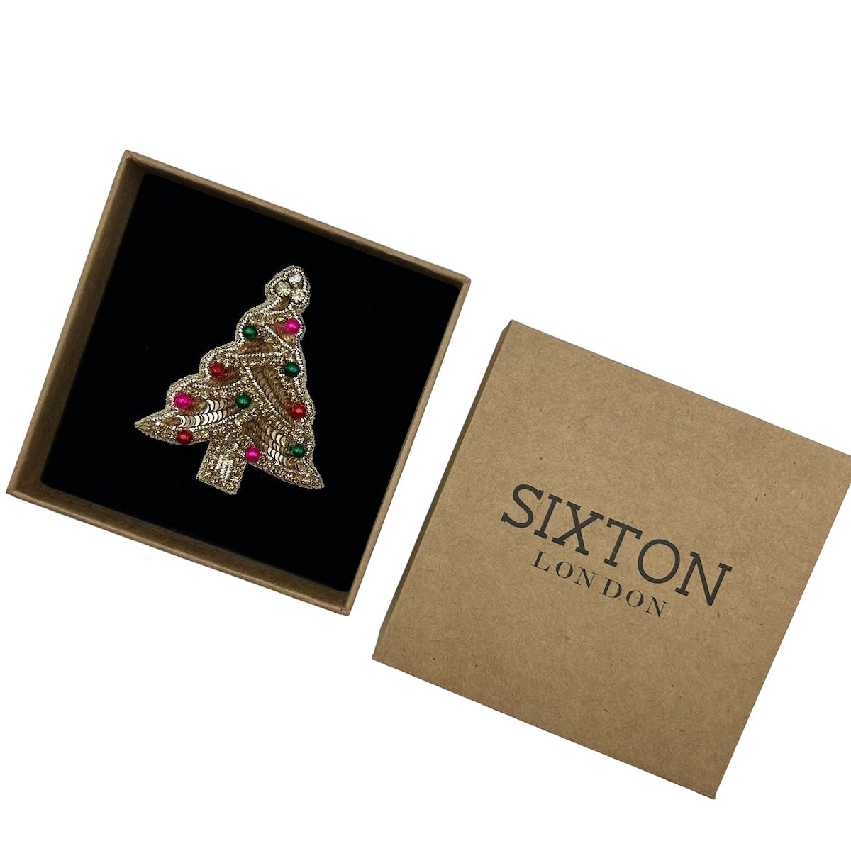 Heliotique | Sixton Kitsch Christmas Tree Brooch