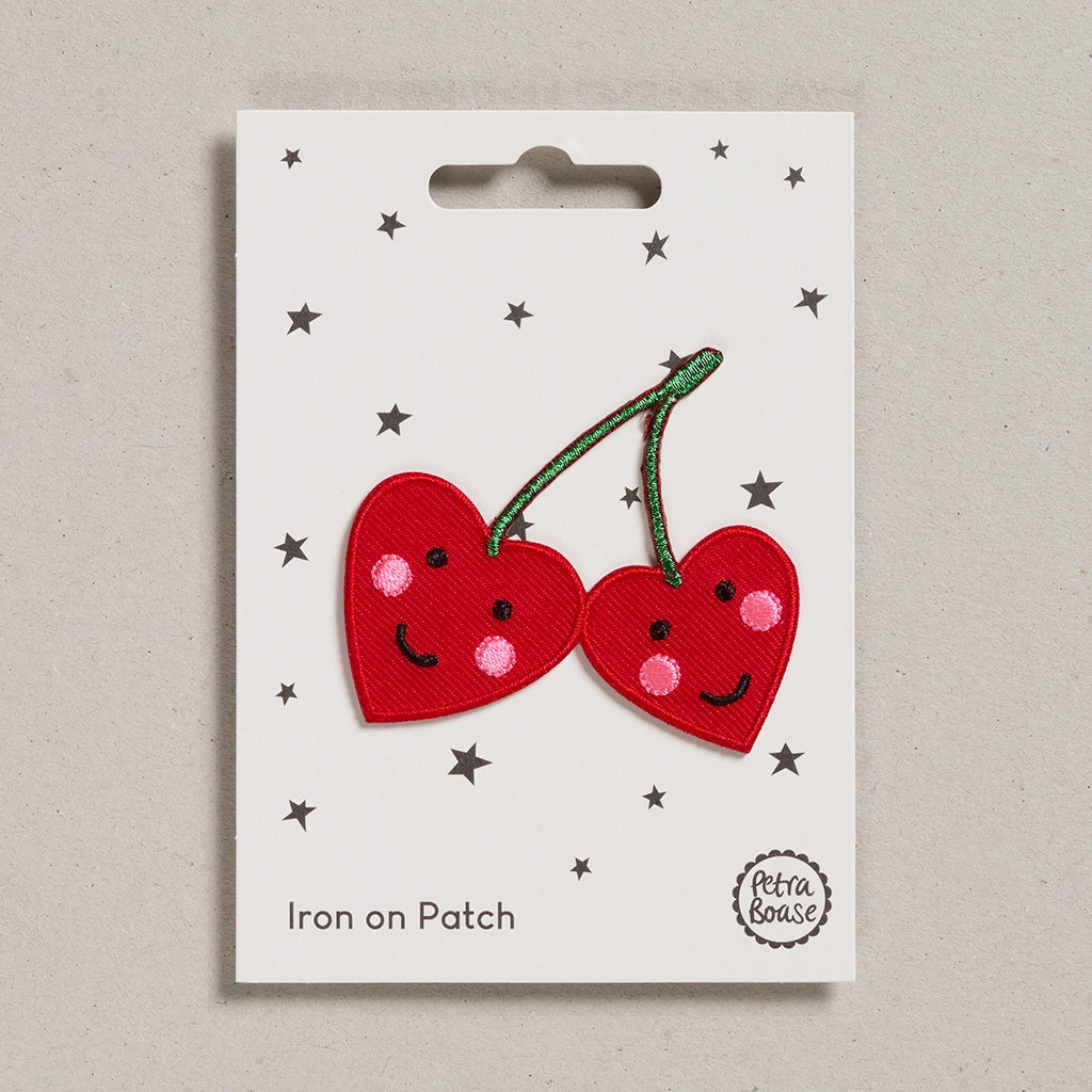 Heliotique | Petra Boase Iron On Patch - Cherries