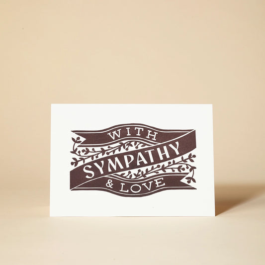 With Sympathy & Love Card