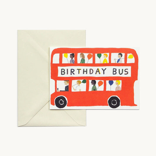 Heliotique Birthday Bus Card