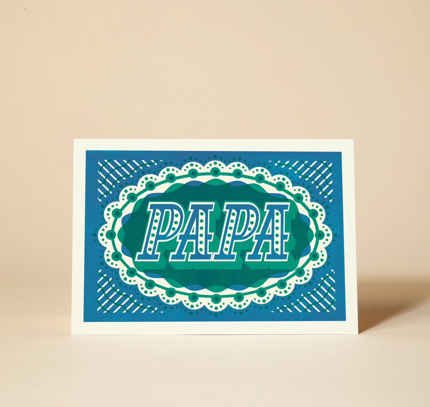 Heliotique Papa Greeting Card