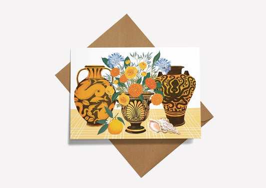 Heliotique | Printer Johnson Amphora Greeting Card
