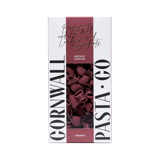 Heliotique | Cornwall Pasta Co. Organic Beetroot Lumaconi