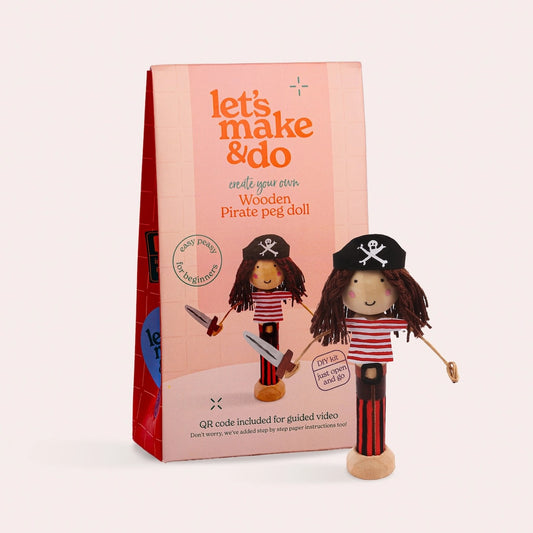 Heliotique | Let's Make & Do Create Your Own Pirate Wooden Peg Kit