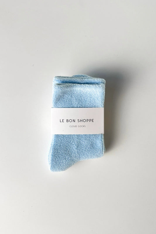 Heliotique | Le Bon Shoppe Cloud Socks - Celeste Blue