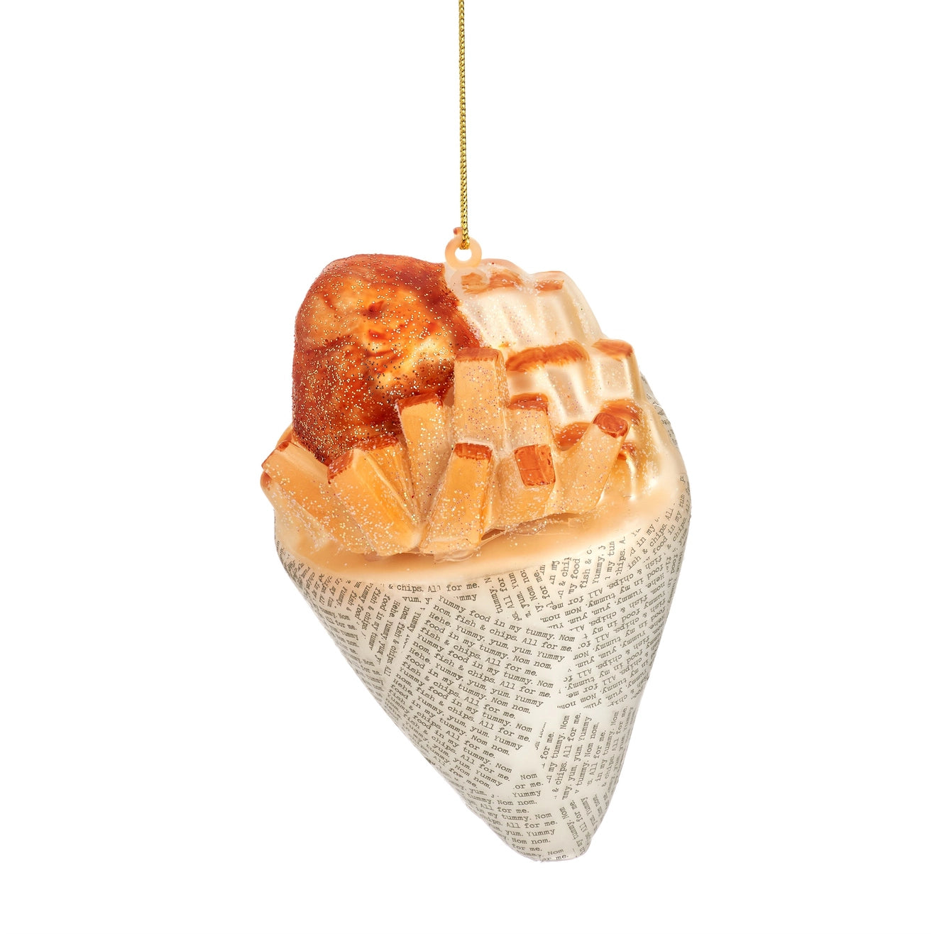 Heliotique | Sass & Belle Glass Fish & Chips Tree Decoration