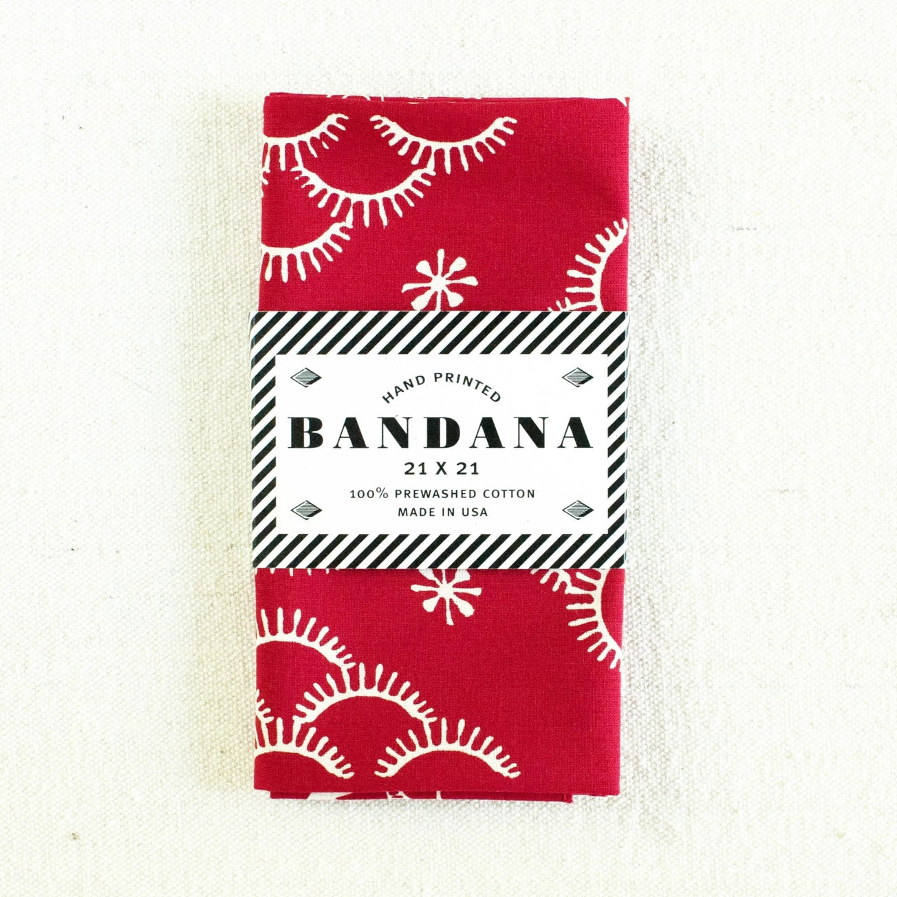 Heliotique Elements Cotton Bandana - Red