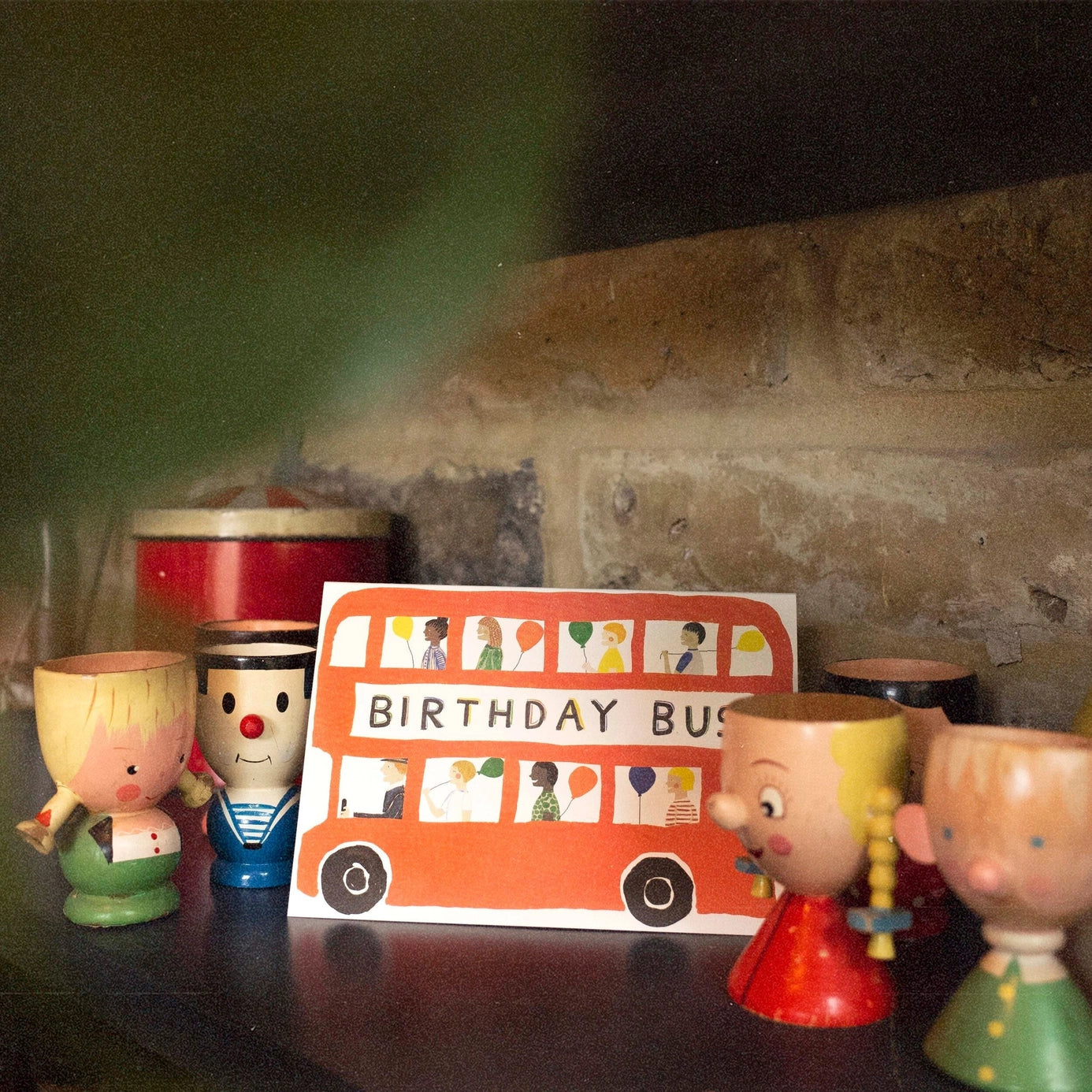 Heliotique Birthday Bus Card