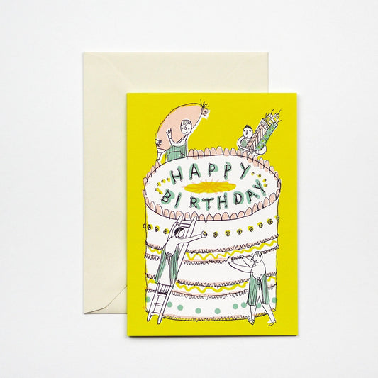 Heliotique Massive Cake Birthday Card