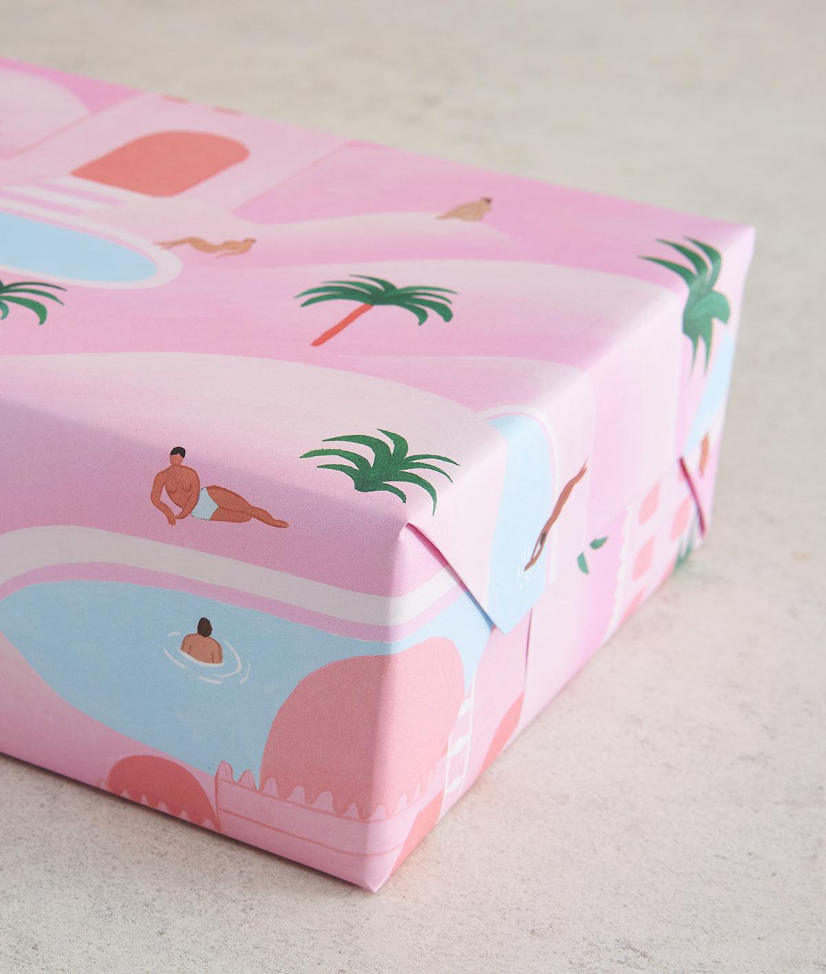 Desert Oasis Wrapping Paper - Heliotique