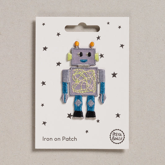 Heliotique | Petra Boase Iron On Patch - Robot