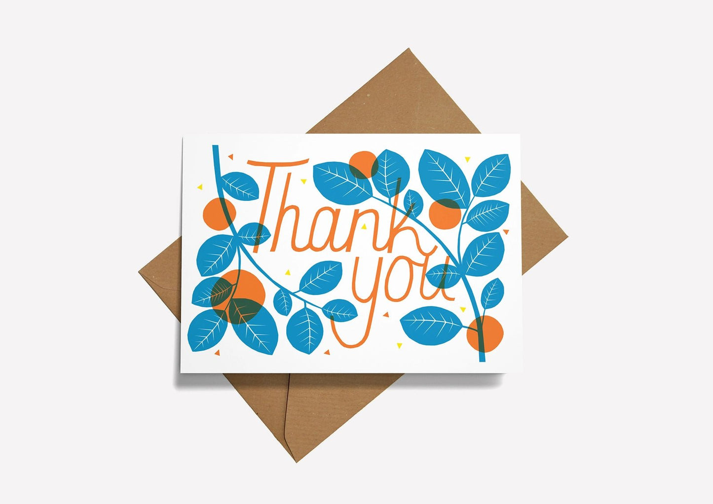 Heliotique | Printer Johnson Floral Thank You Greeting Card