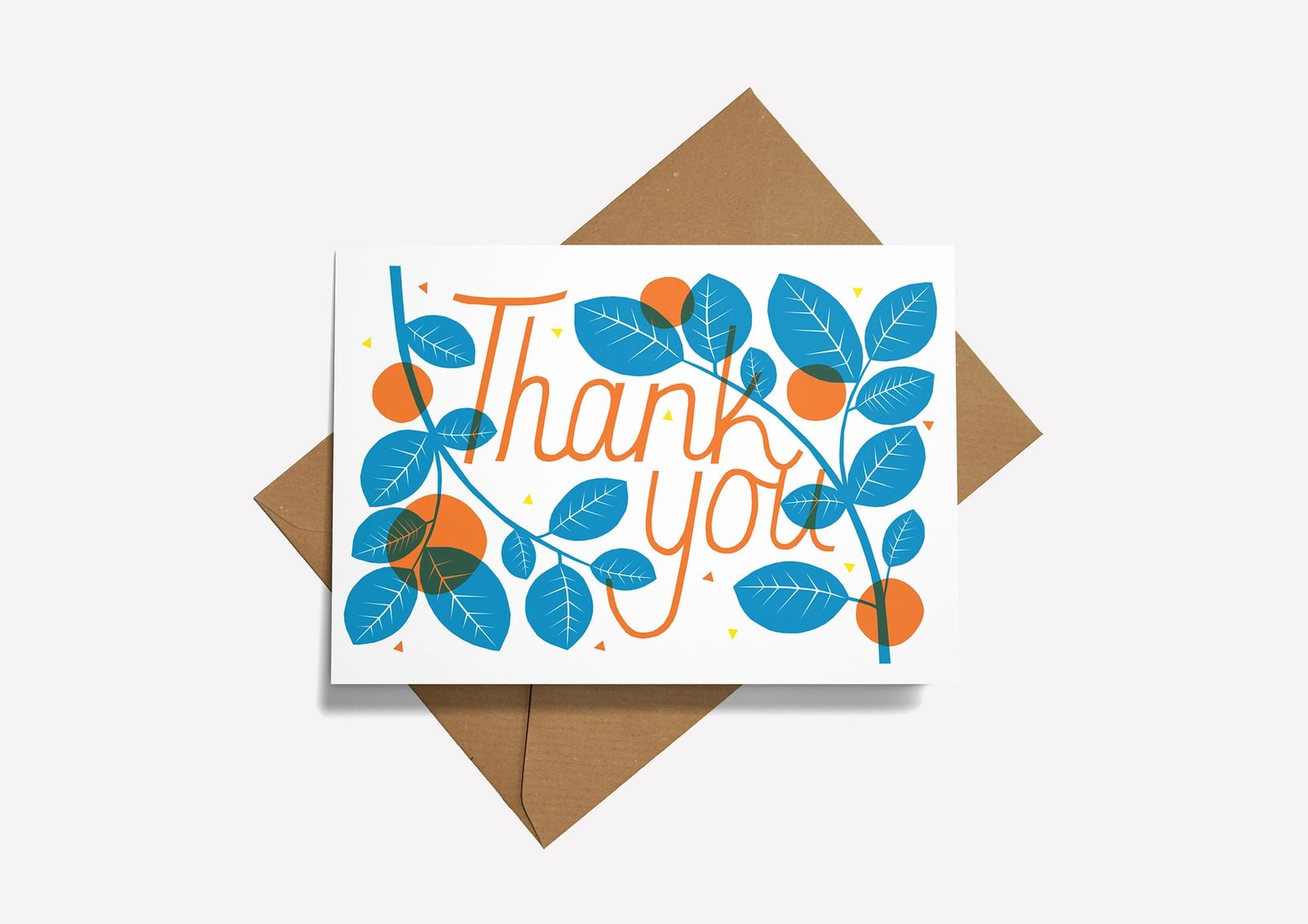Heliotique | Printer Johnson Floral Thank You Greeting Card