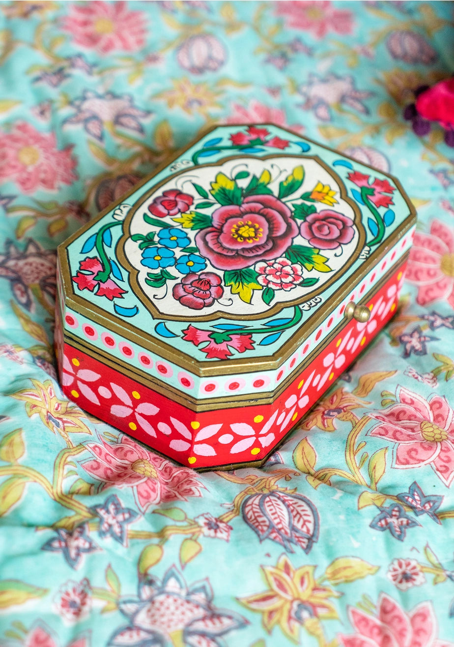 Rikisha Hand Painted Box