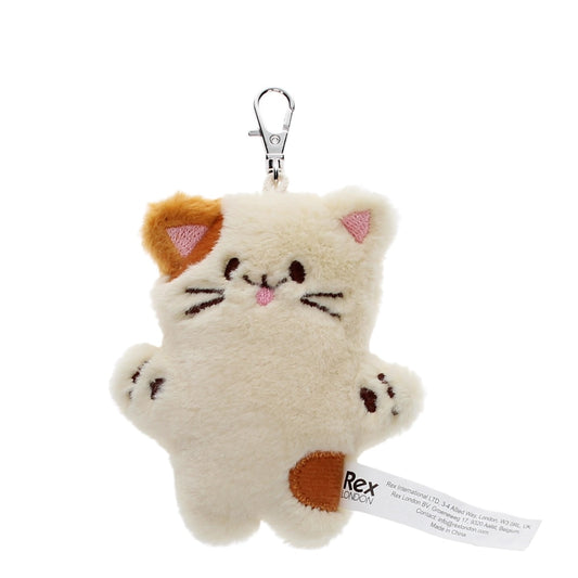 Heliotique | Rex London Fluffy Key Ring Bag Charm - Cat