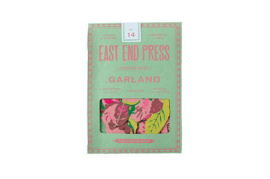 Heliotique | East End Press Screen Printed Garland - Cherry Blossom