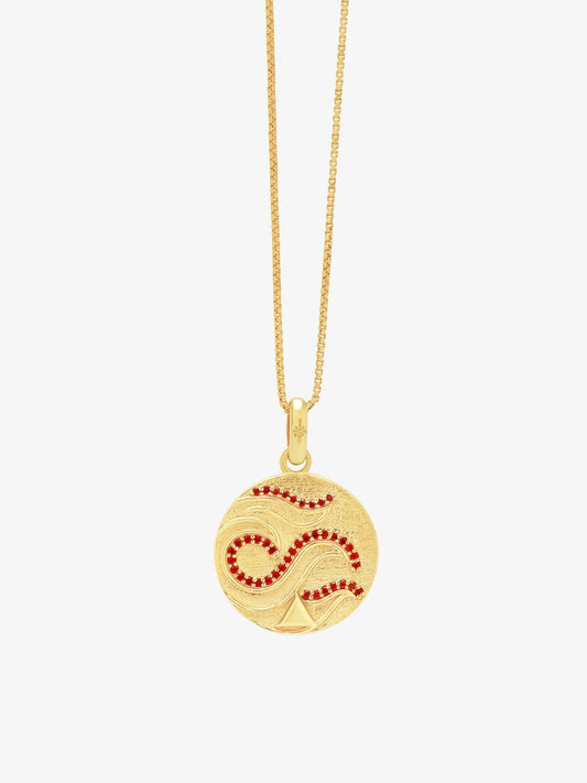Heliotique | Rachel Jackson Elements Fire Art Coin Necklace