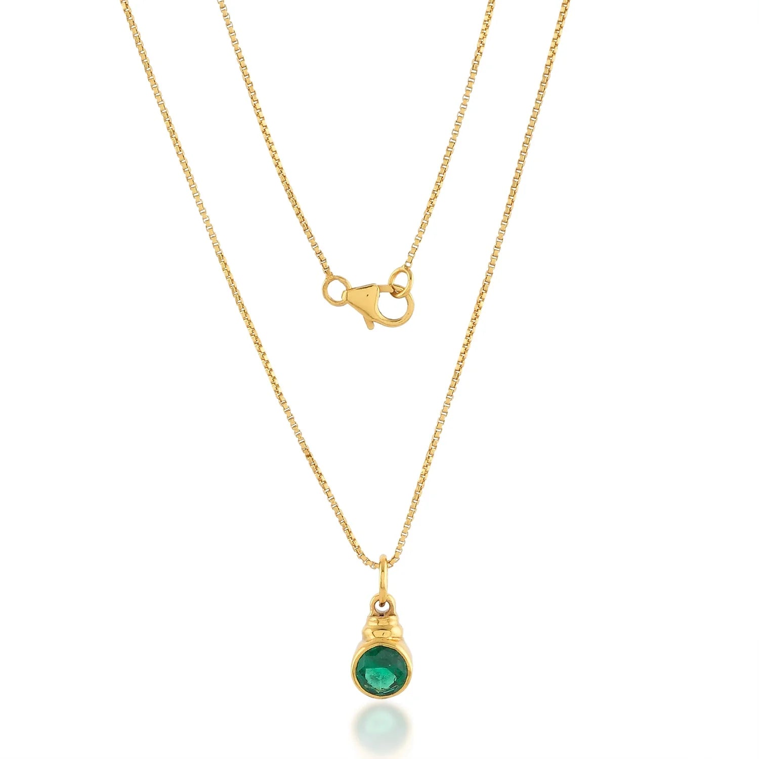 Heliotique | Shyla Estelle Necklace - Emerald Green
