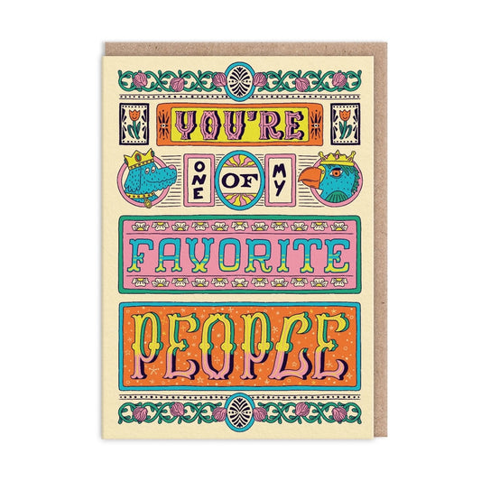 Heliotique | Ohh Deer Favourite People Card