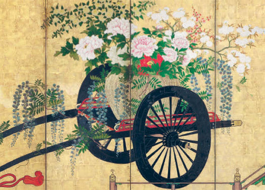 Heliotique | Canns Down Press Japanese Flower Carts Card