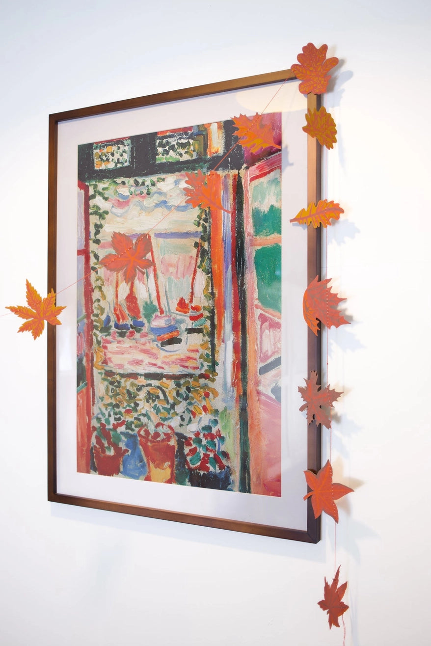 Heliotique | East End Press Screen Printed Garland - Autumn Leaves