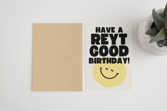 Heliotique | Blue Iris Have A Reyt Good Birthday