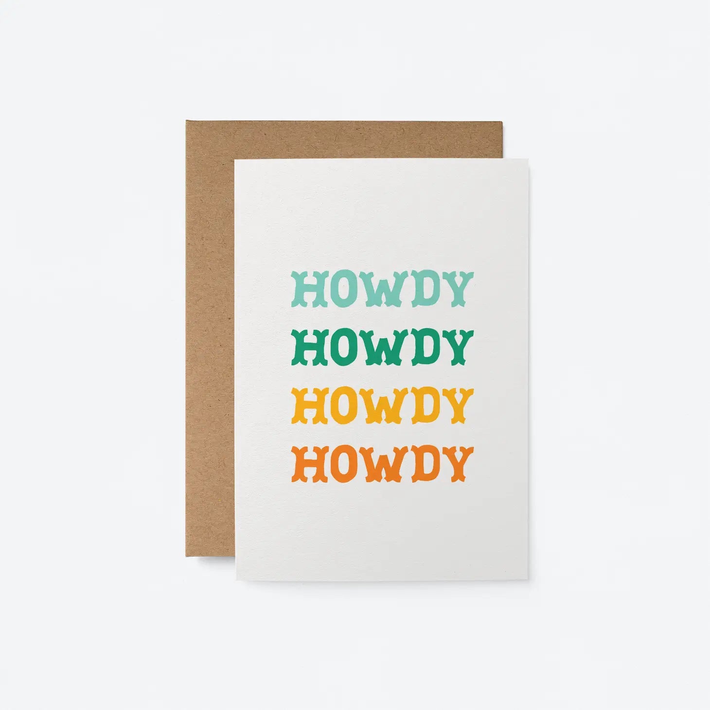 Howdy Card - Heliotique