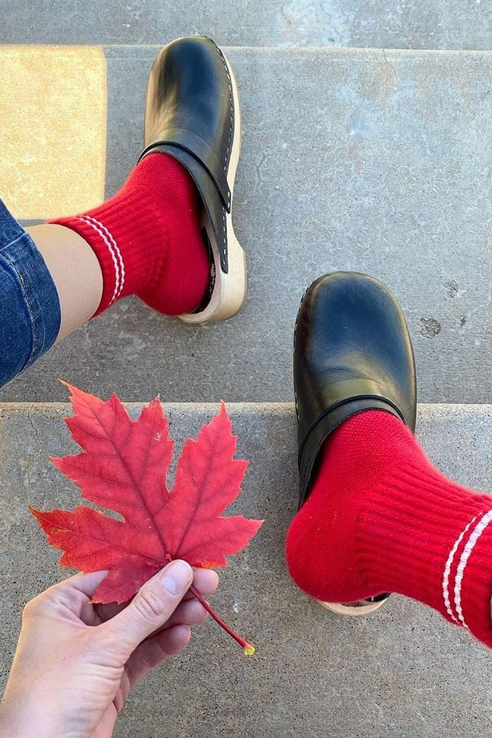 Heliotique | Le Bon Shoppe Boyfriend Socks - Red