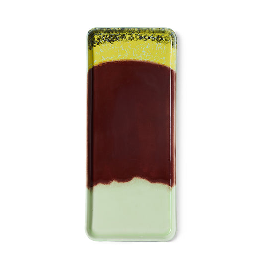 70's Ceramic Cake Tray - Cherry