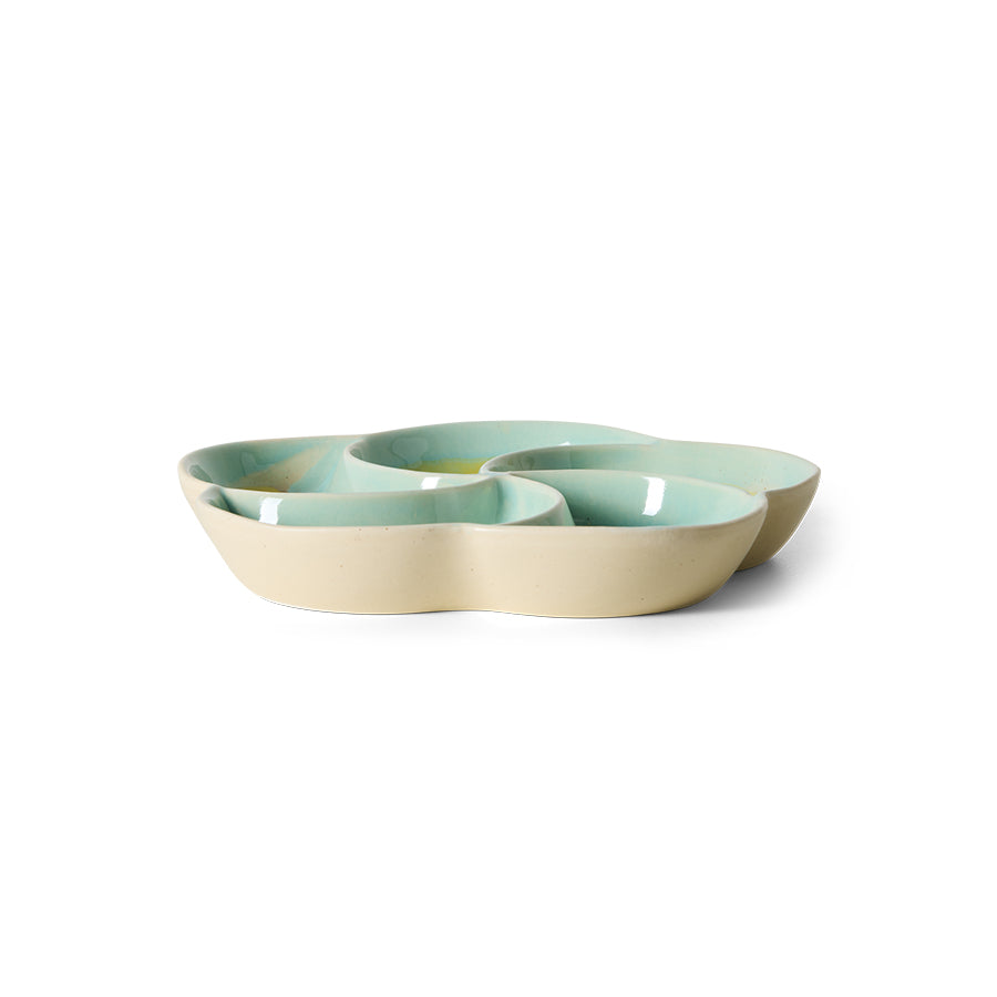 70's Ceramic Snack Tray - Glint