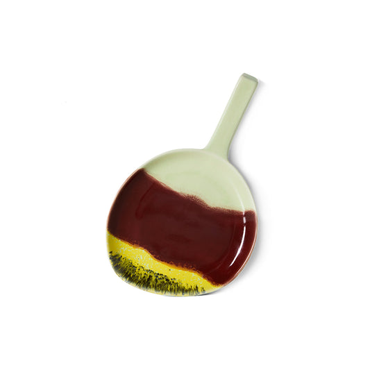 70's Ceramic Platter - Cherry
