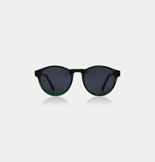 Heliotique Marvin Sunglasses - Green Marble Transparent