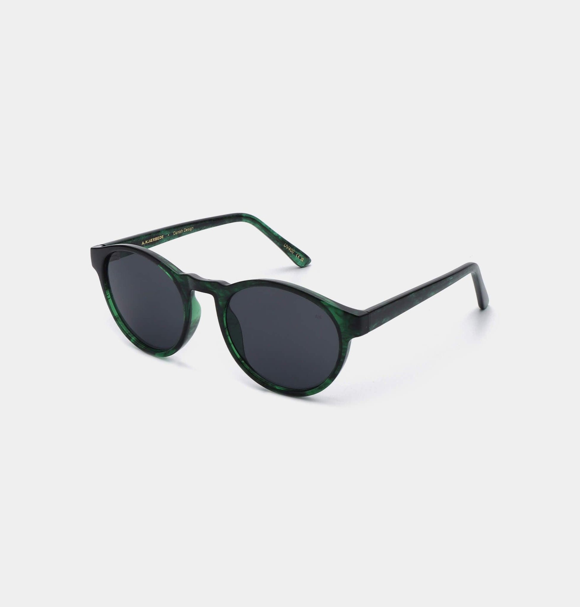 A.Kjaerbede Halo Sunglasses - Green Marble Transparent