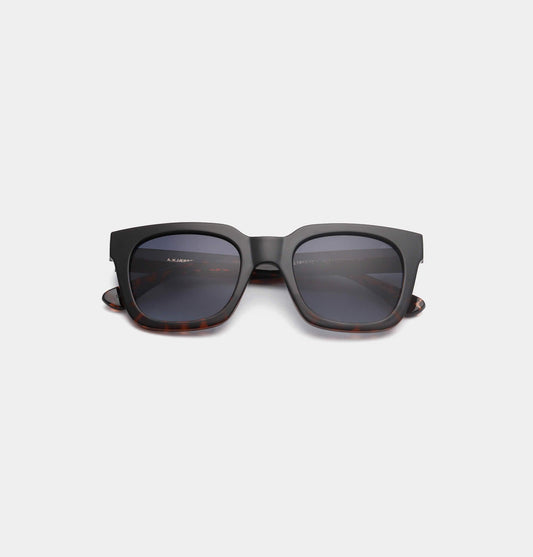 Heliotique | A.Kjaerbede | Nancy Sunglasses - Black Demi Tortoise 