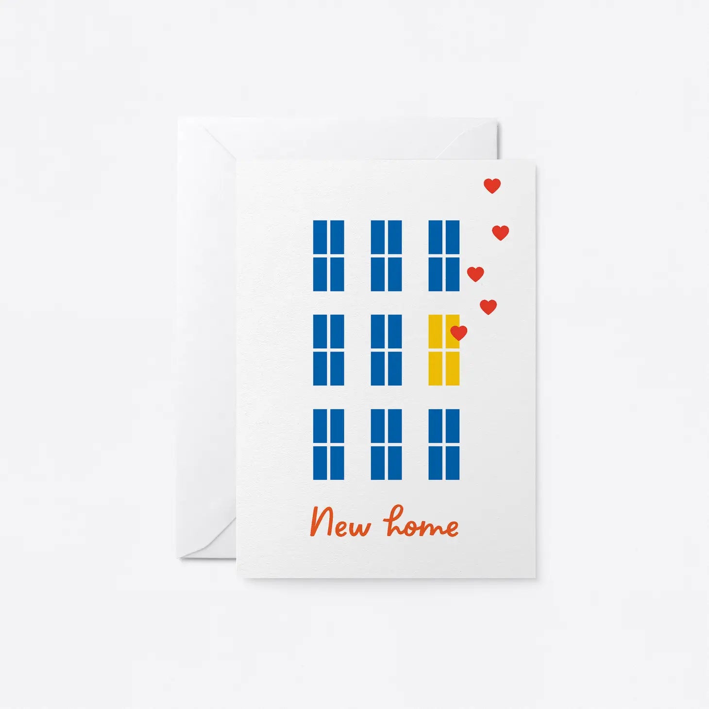 New Home Love Heart Card - Heliotique