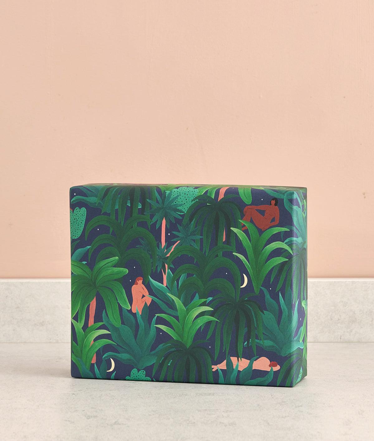 Night Jungle Wrapping Paper - Heliotique