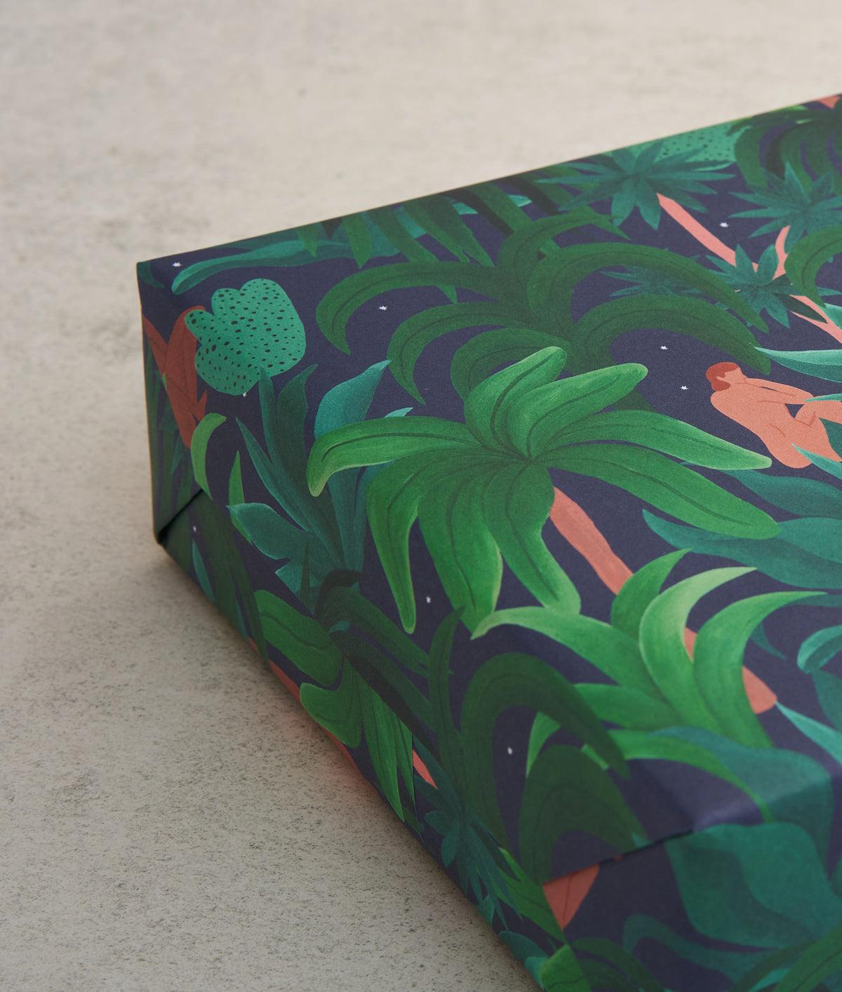 Night Jungle Wrapping Paper - Heliotique
