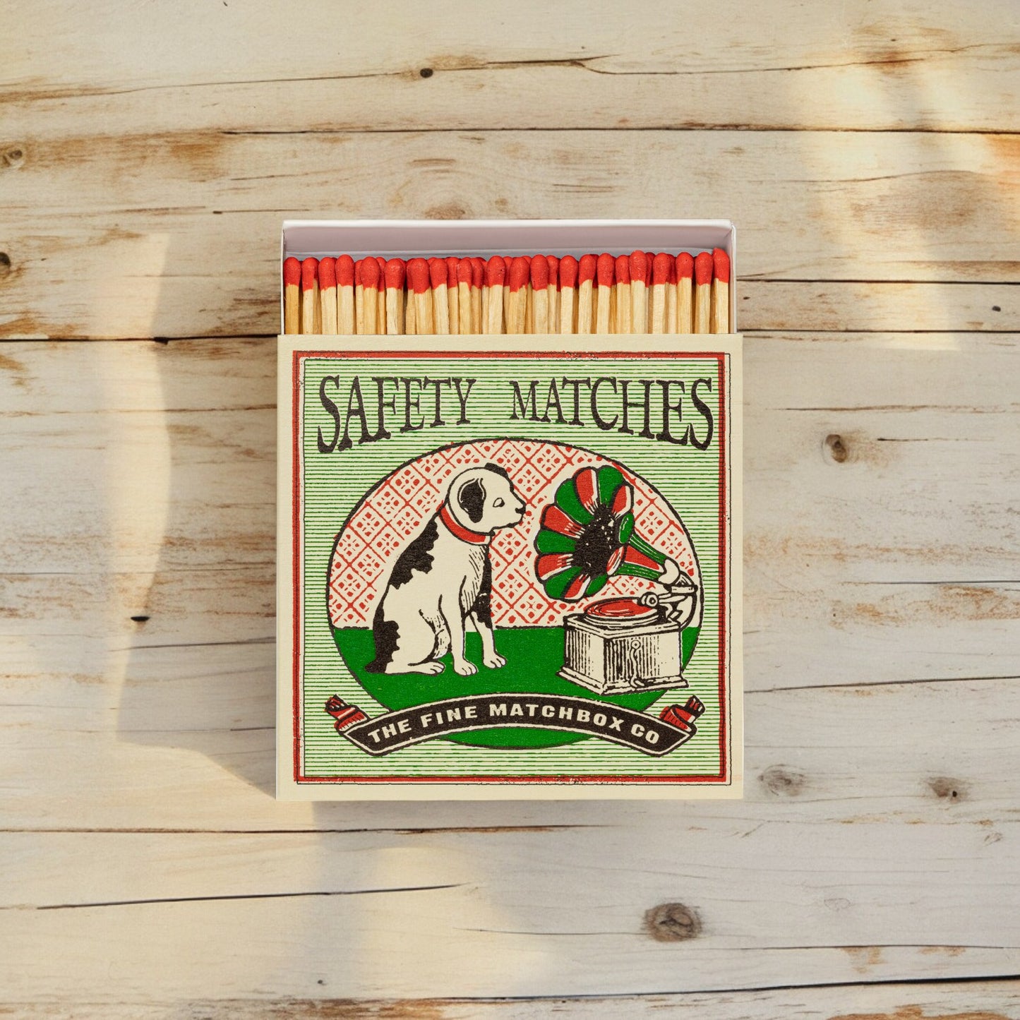 Heliotique | Archivist Gallery Dog & Gramaphone Luxury Matches