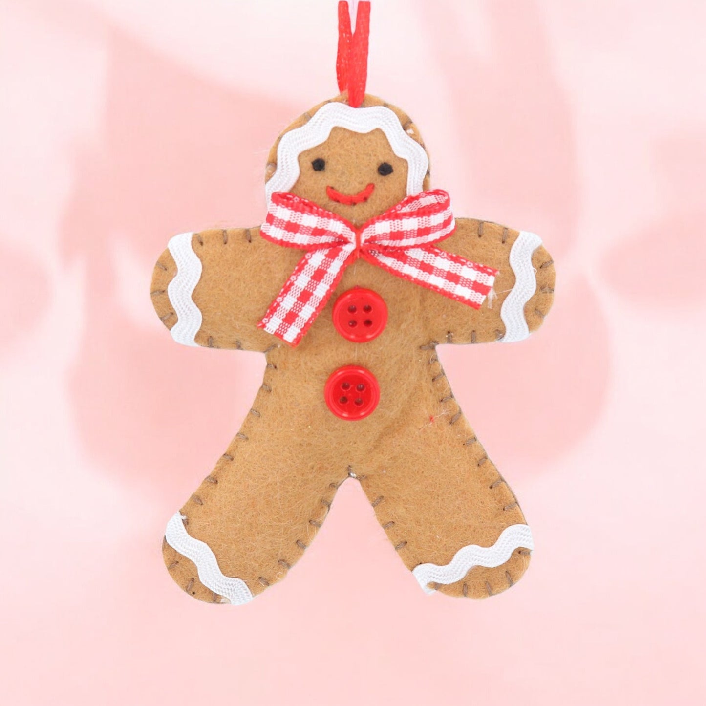 Felt Gingerbread Man Decoration