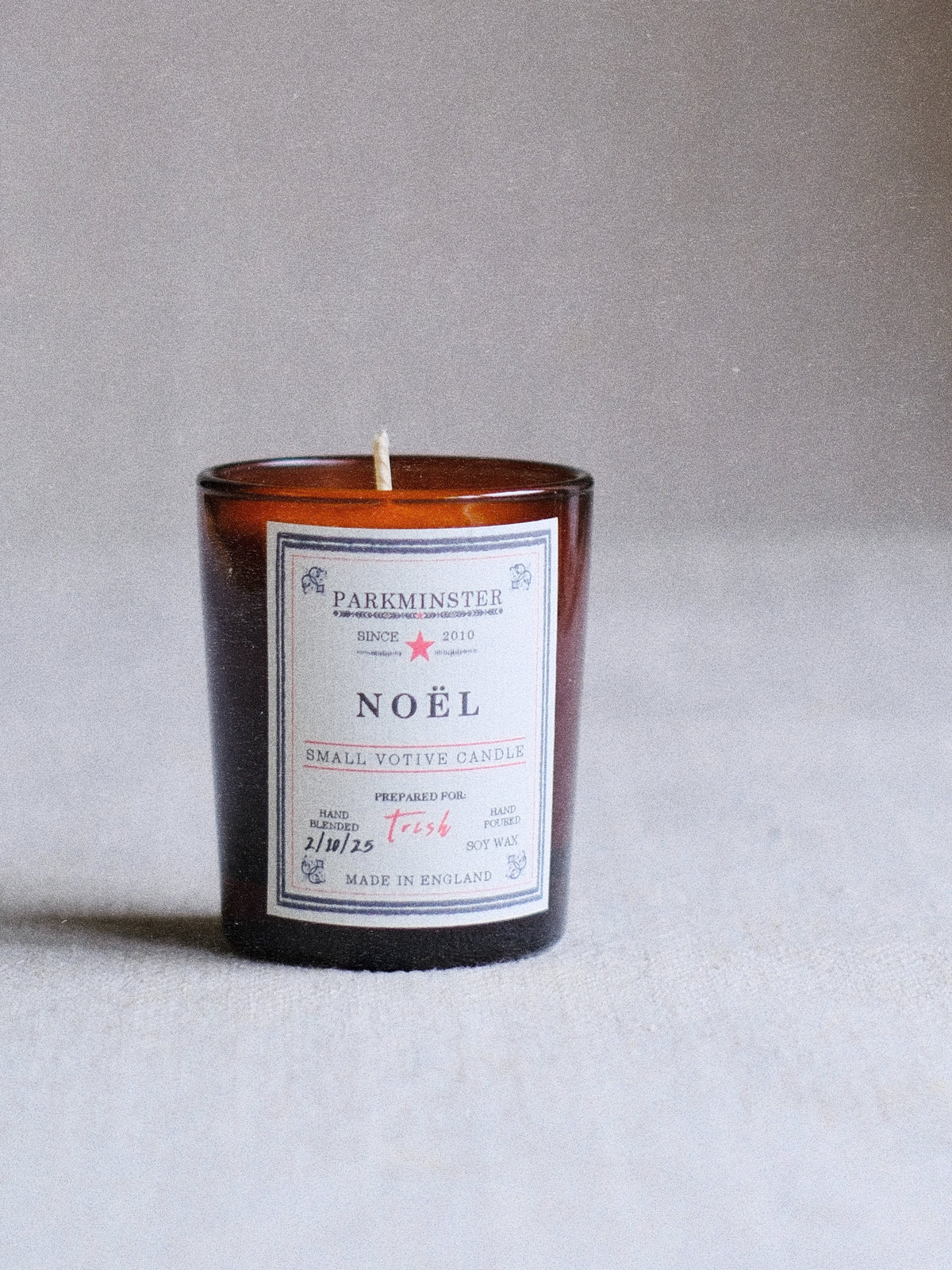 Small Votive Christmas Candle - Noel