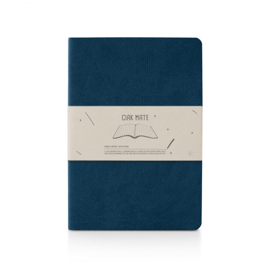 Heliotique | Ciak Mate Slim Ivory Paper Notebook - Navy