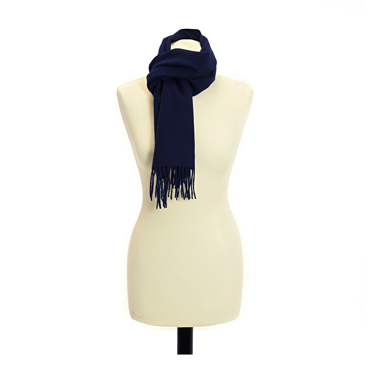 Heliotique | Tweedmill 100% Lambswool Scarf - Navy