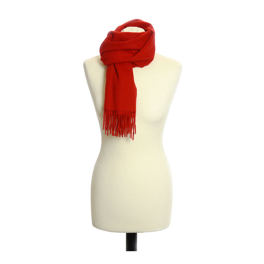 Heliotique | Tweedmill 100% Lambswool Scarf - Red