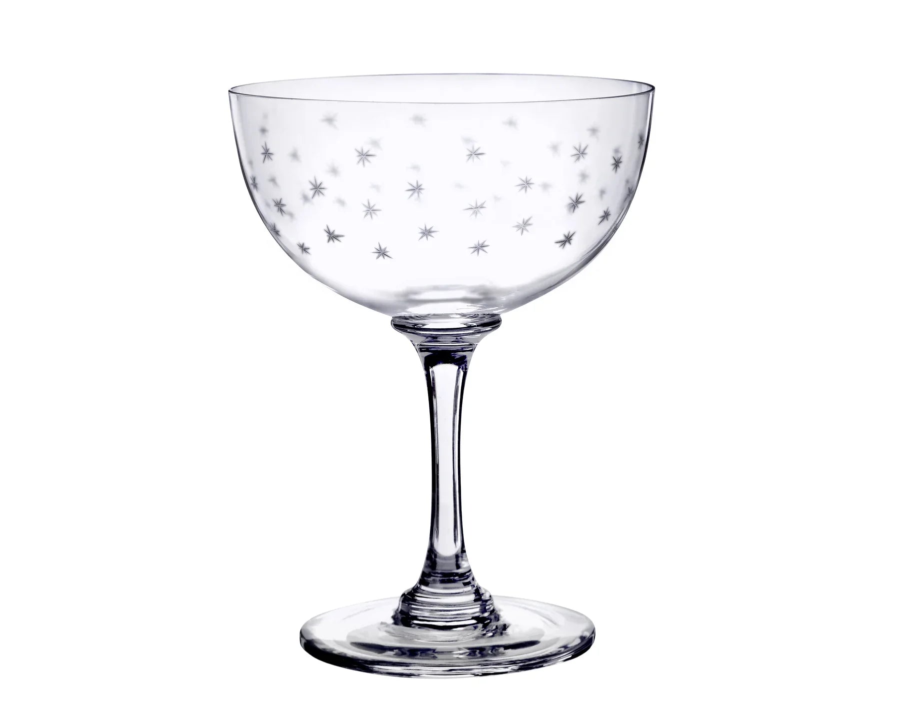 Heliotique | The Vintage List | Set of Two Champagne Saucers - Stars