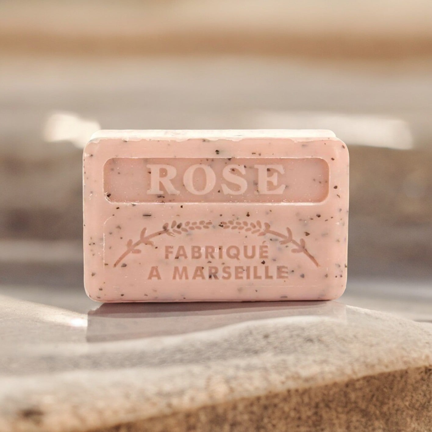 Rose Broye (Rose Petals) French Soap Bar