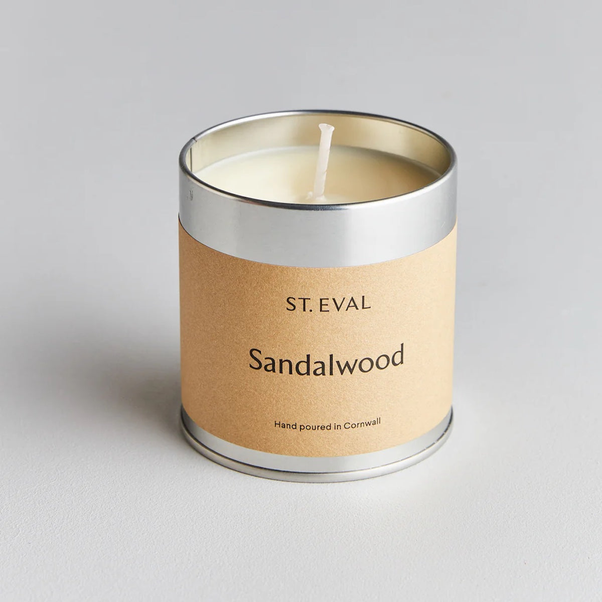 Heliotique Sandalwood Scented Tin Candle