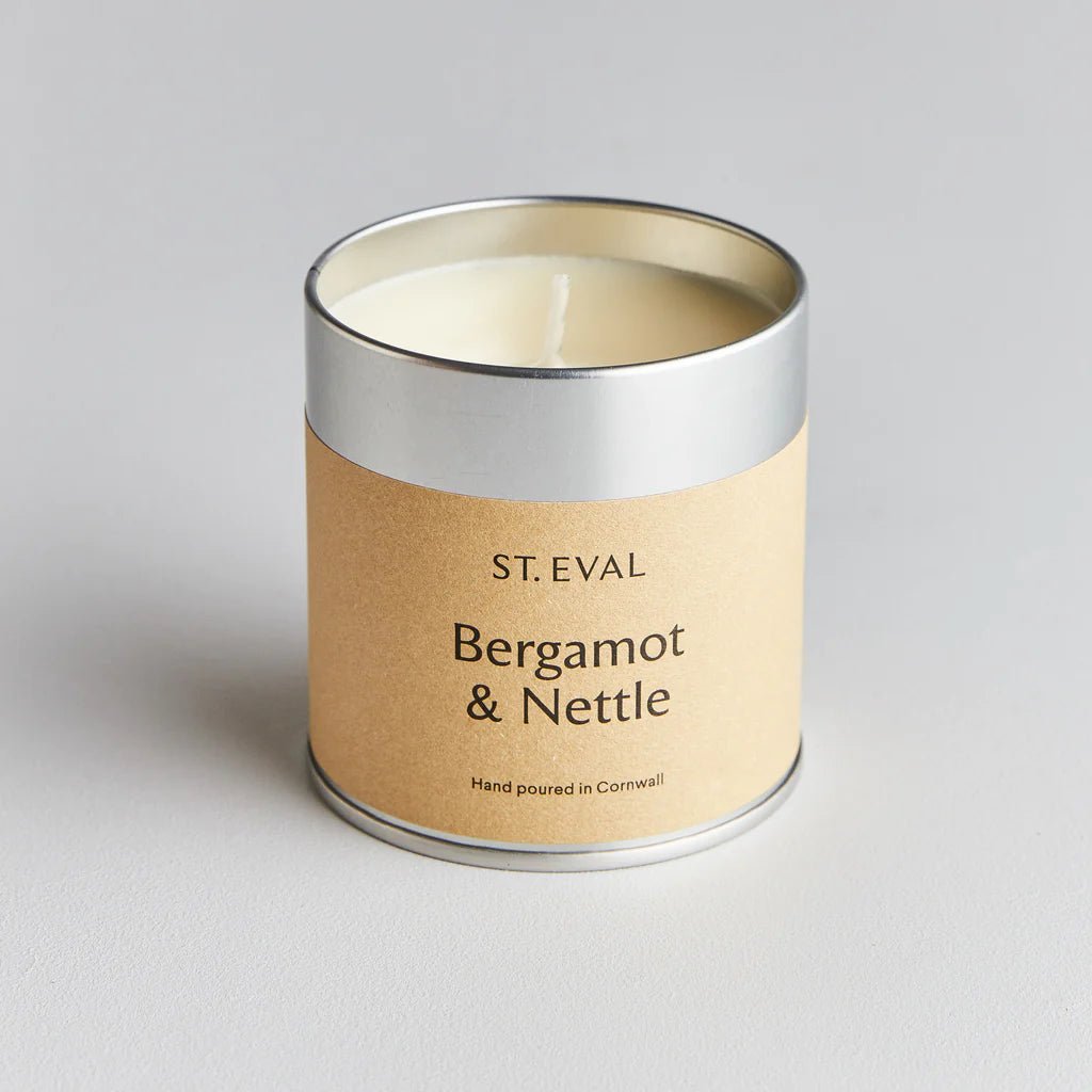Heliotique | St. Eval Bergamot & Nettle Scented Tin Candle