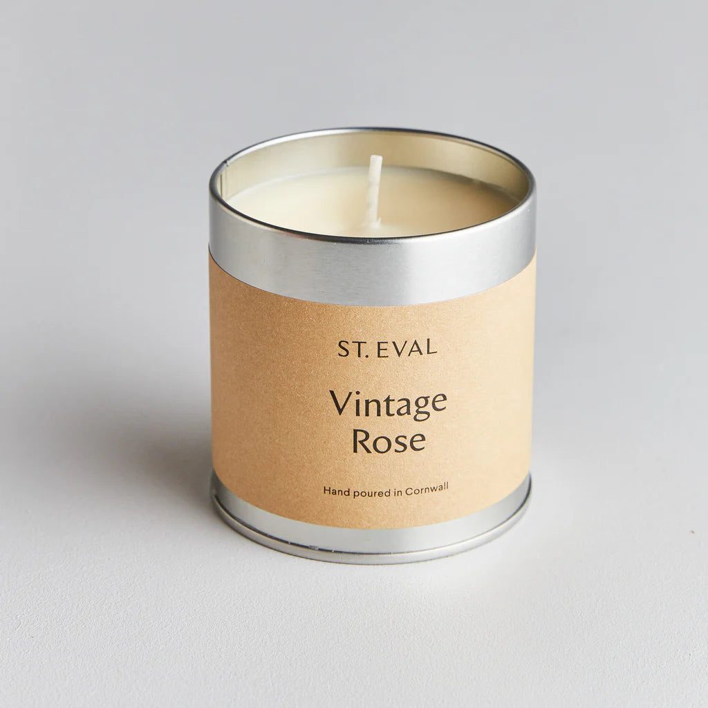 Heliotique Vintage Rose Scented Tin Candle